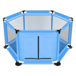 Playpen for animals, dry pool - blue