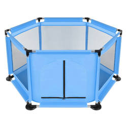 Playpen for animals, dry pool - blue